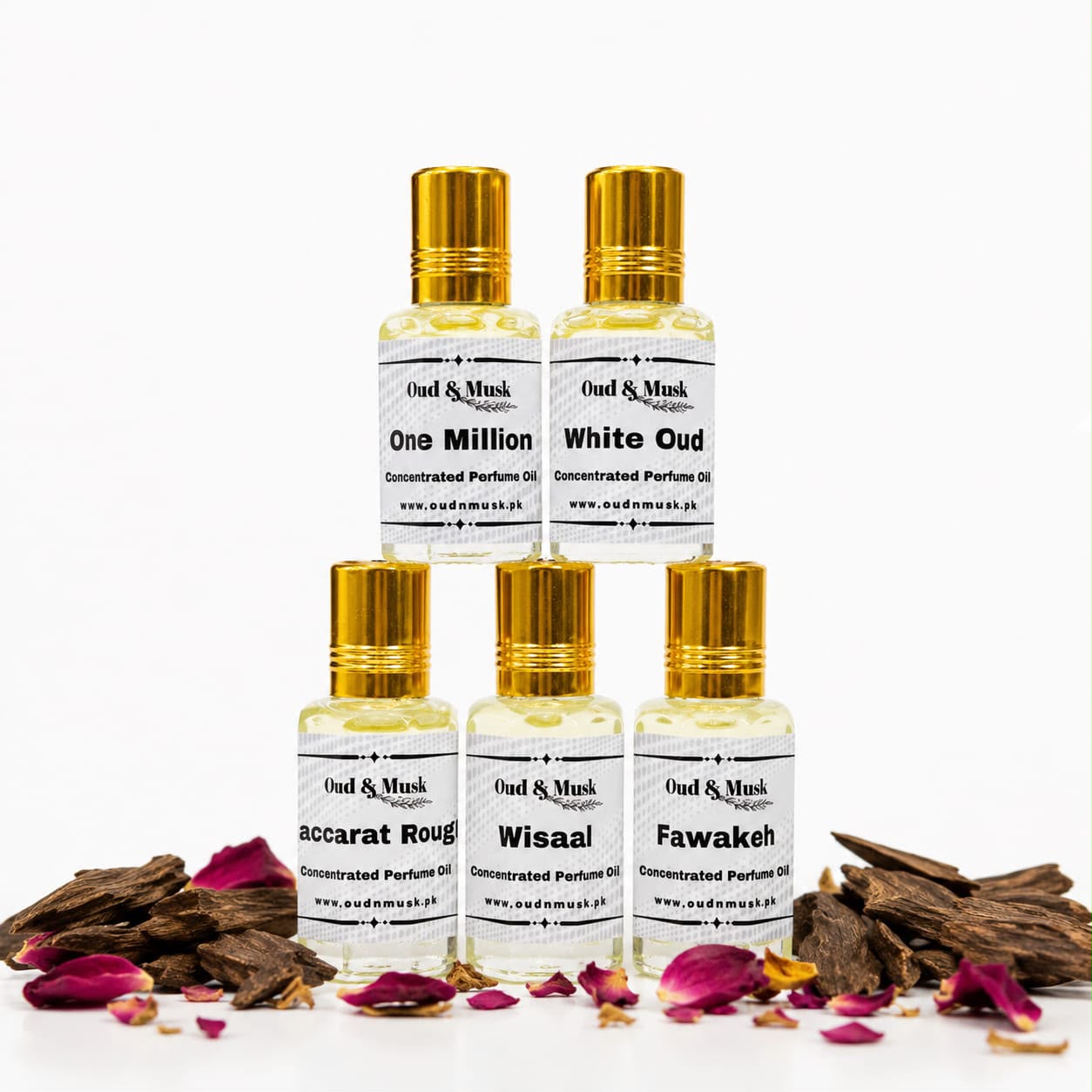 Oud&Musk 5-in-1 Premium Attar Collection