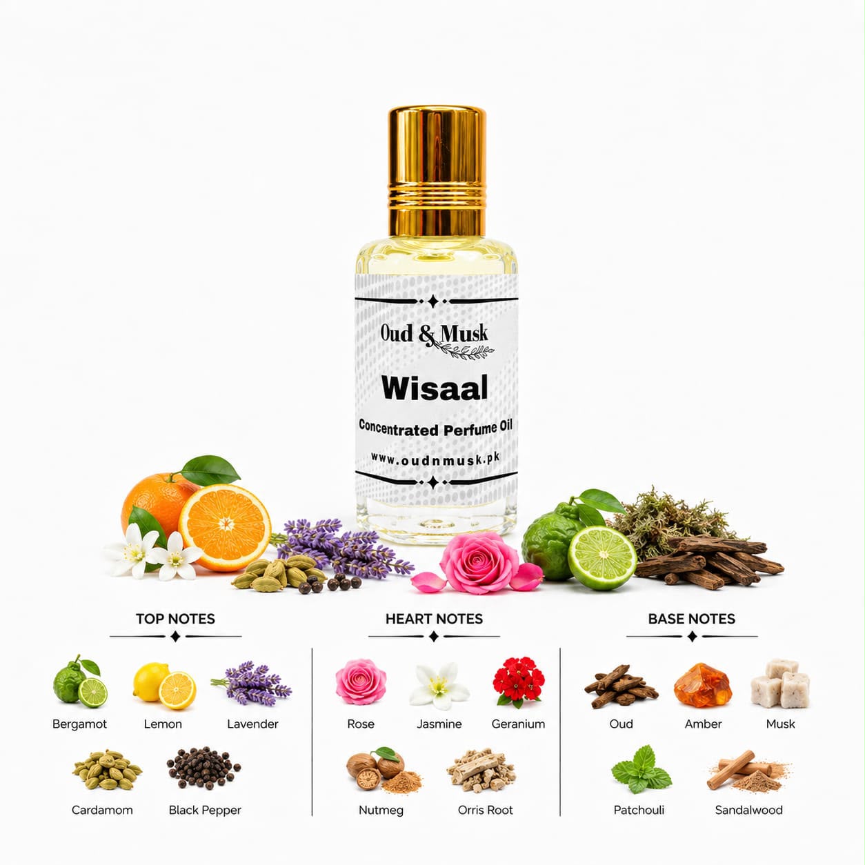 Oud&Musk 5-in-1 Premium Attar Collection